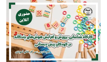 ثبت کارگاه شناسایی، پرورش و افزایش هوش‌های چندگانه در کودکان پیش دبستانی